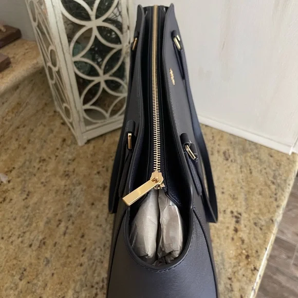 New💙 Tory Burch Emerson top zipper tote & matching wallet - Picture 11 of 12